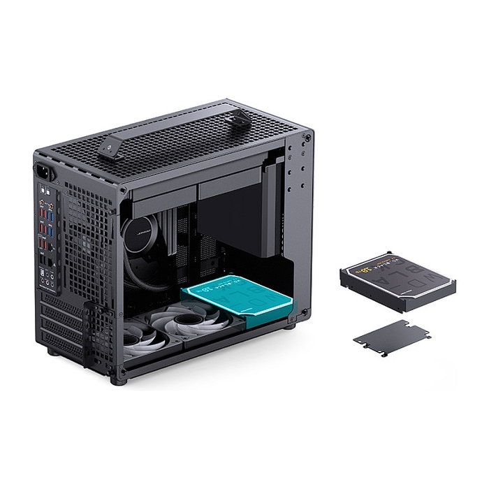 Jonsbo Z20 Micro-ATX con asa de transporte - negro