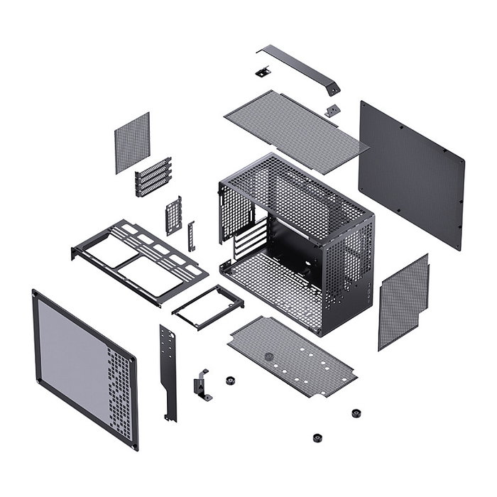Jonsbo Z20 Micro-ATX con asa de transporte - negro
