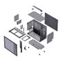 Jonsbo Z20 Micro-ATX con asa de transporte - negro