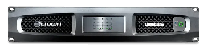 Crown DCi Amplificador de Potencia Analógico de Cuatro Canales, 300W A 4?, 70V/100V