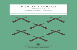 BARCINO EDITORIAL, La punyalada, Marian Vayreda
