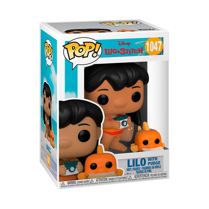 Funko Lilo & Stitch Figura POP! & Buddy Lilo con Pudge