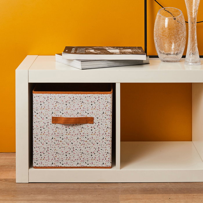 Home Deco Kids Cesta Orden Ocre Kidsroom 30x30 cm