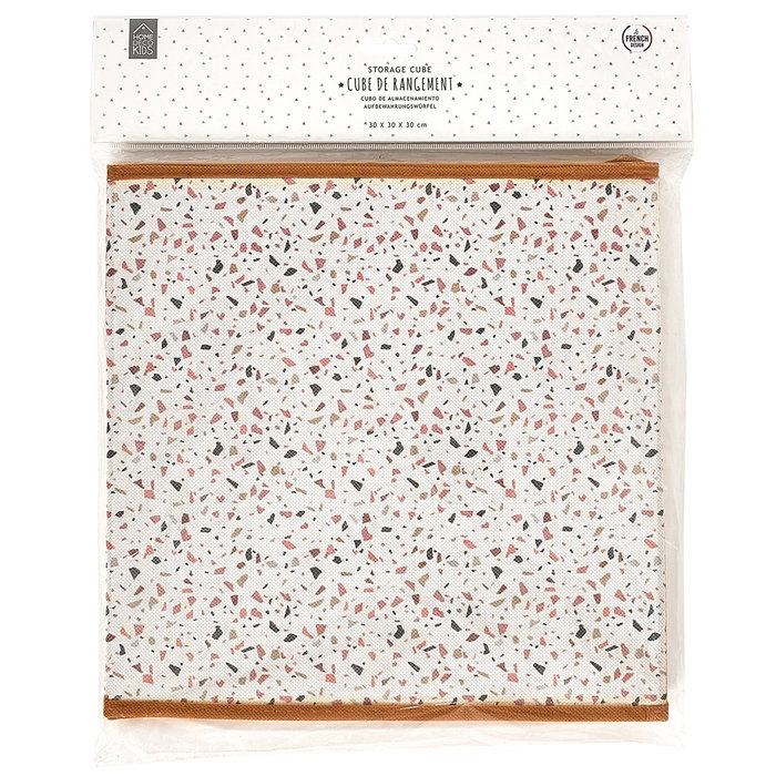 Home Deco Kids Cesta Orden Ocre Kidsroom 30x30 cm