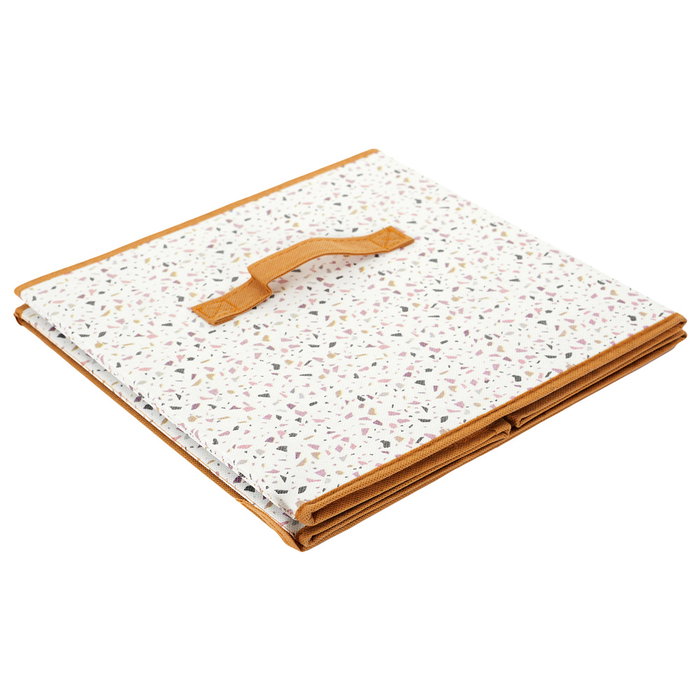 Home Deco Kids Cesta Orden Ocre Kidsroom 30x30 cm