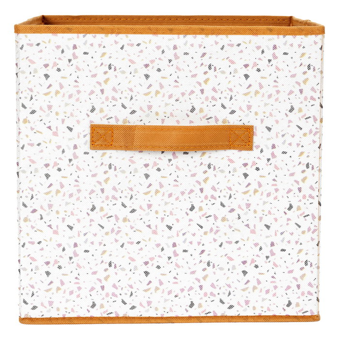Home Deco Kids Cesta Orden Ocre Kidsroom 30x30 cm