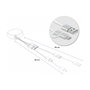 DeLOCK Cable retráctil 2 en 1 USB-A a Micro-B y USB-C, 0,92 m, Blanco/Plata