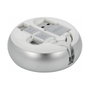 DeLOCK Cable retráctil 2 en 1 USB-A a Micro-B y USB-C, 0,92 m, Blanco/Plata