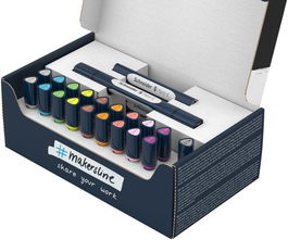 Rotulador Fibra Schneider Twinmarker Paint-It 040 Surt. Caja De 27 Piezas