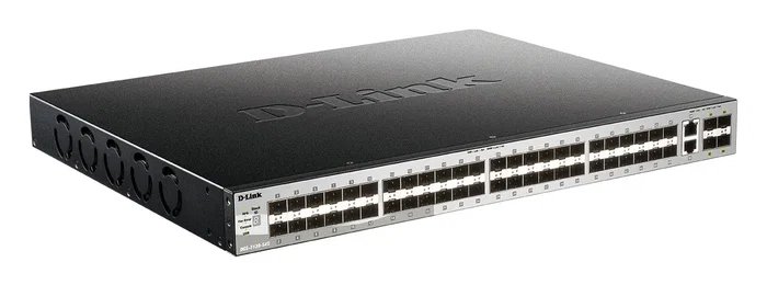 D-Link DGS-3130-54S/E Switch Gestionado L3, 48 Puertos SFP+ + 2 Puertos 10G RJ-45 + 4 Puertos 10G SFP+, Apilable y Montaje en Rack D-Link DGS-3130-54S/E Switch Gestionado L3, 48 Puertos SFP+ + 2 Puertos 10G RJ-45 + 4 Puertos 10G SFP+, Apilable y Montaje en Rack