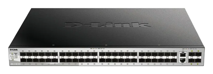 D-Link DGS-3130-54S/E Switch Gestionado L3, 48 Puertos SFP+ + 2 Puertos 10G RJ-45 + 4 Puertos 10G SFP+, Apilable y Montaje en Rack D-Link DGS-3130-54S/E Switch Gestionado L3, 48 Puertos SFP+ + 2 Puertos 10G RJ-45 + 4 Puertos 10G SFP+, Apilable y Montaje en Rack