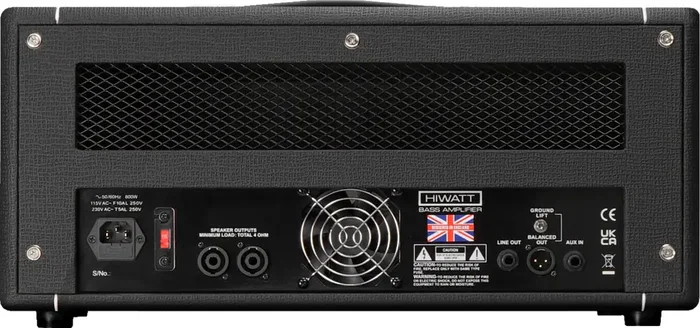 HIWATT Bulldog - 400W Cabezal de amplificador de bajo