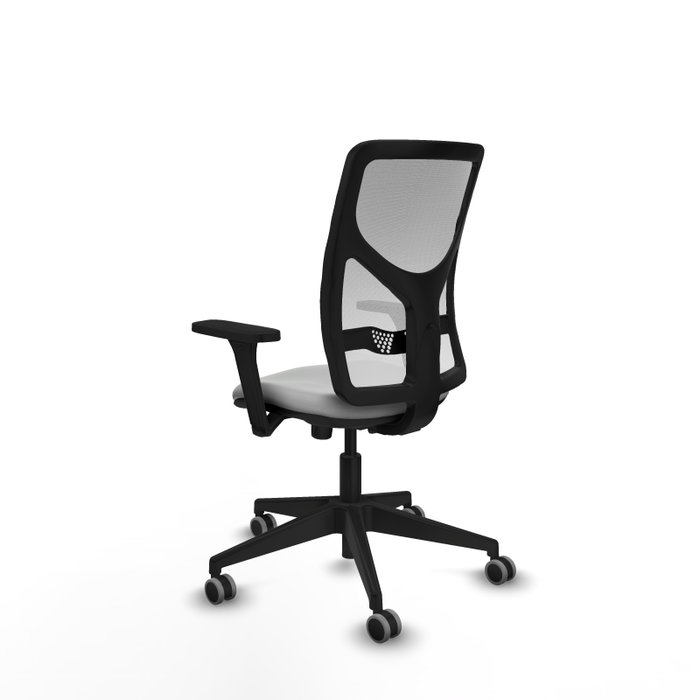 PIQUERAS Y CRESPO Silla de oficina Motilla con mecanismo Sincro, Gris claro y Blanco PIQUERAS Y CRESPO Silla de oficina Motilla con mecanismo Sincro, Gris claro y Blanco
