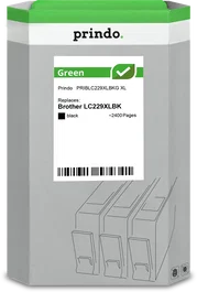 Prindo Cartucho de tinta negro compatible Brother LC229XLBK XL ~2400 páginas XL