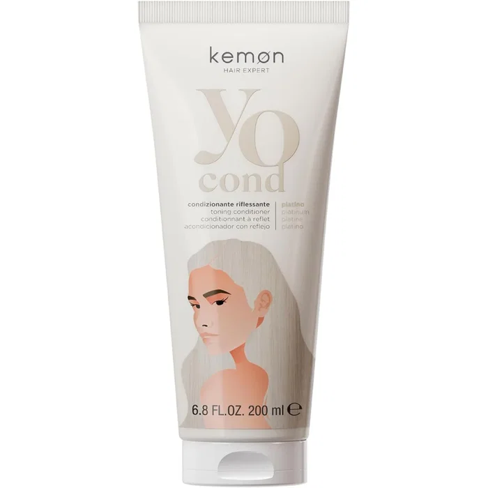 Kemon Yo Platino Coloring Acondicionador de color de cabello 200 ml reacondicionado Kemon Yo Platino Coloring Acondicionador de color de cabello 200 ml reacondicionado