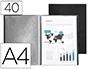 Liderpapel Carpeta Escaparate 37935 Polipropileno DIN A4 Negro Opaco 40 Fundas Liderpapel Carpeta Escaparate 37935 Polipropileno DIN A4 Negro Opaco 40 Fundas