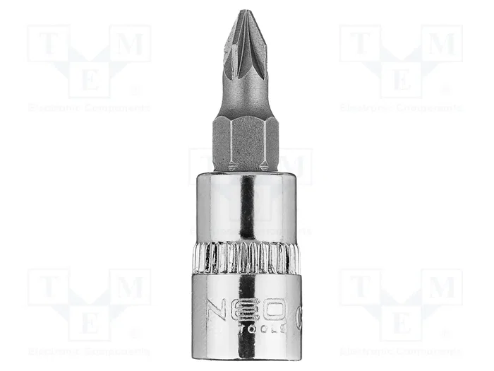 NEO TOOLS Vaso Pozidriv® PZ1 1/4 pulg. 37mm NEO TOOLS Vaso Pozidriv® PZ1 1/4 pulg. 37mm