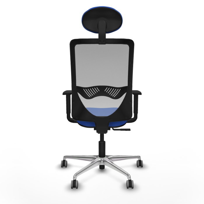 PIQUERAS Y CRESPO Silla de oficina Zulema con mecanismo Sincro, Azul y Gris PIQUERAS Y CRESPO Silla de oficina Zulema con mecanismo Sincro, Azul y Gris