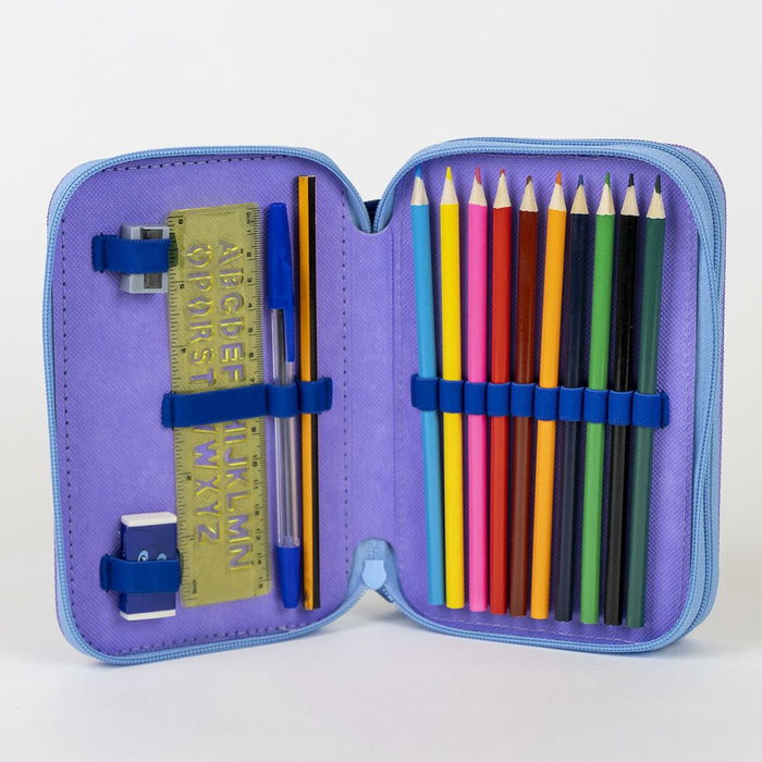 CERDÁ Plumier Stitch Disney Doble con Accesorios