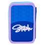 CERDÁ Plumier Doble Stitch Disney Poliester y PVC 12.5x19.5x4.5cm