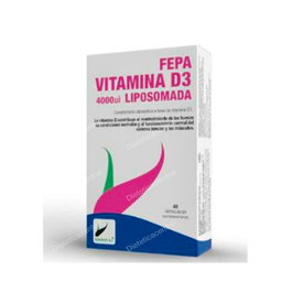 FEPADIET Vitamina D3 Liposomada 400 UI 40 Cápsulas