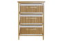 DKD Home Decor Cajonera Bambú Natural 3 Cajones 32 x 63 x 42 cm