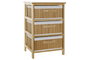 DKD Home Decor Cajonera Bambú Natural 3 Cajones 32 x 63 x 42 cm