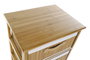 DKD Home Decor Cajonera Bambú Natural 3 Cajones 32 x 63 x 42 cm