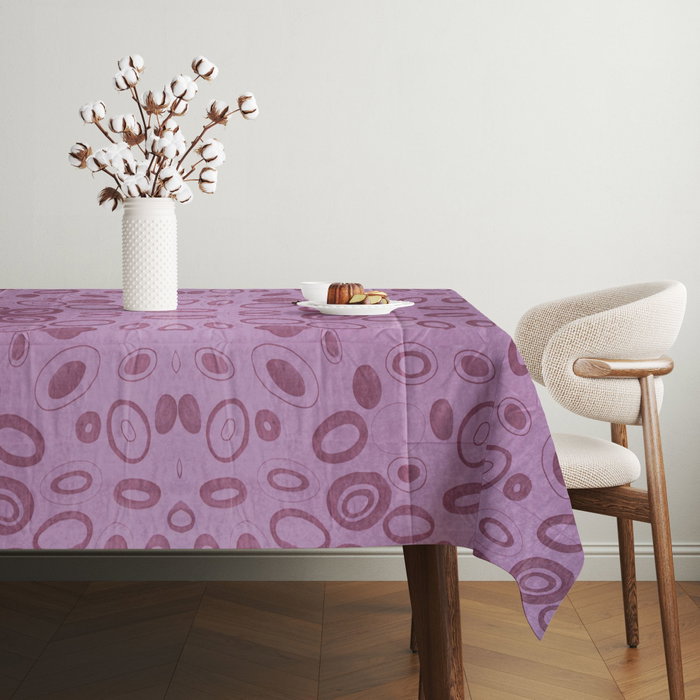Hermia Mantel 140 x 180 cm, Blanco, Algodón y Poliéster, Resistente a Manchas y Arrugas