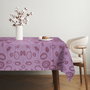 Hermia Mantel 140 x 180 cm, Blanco, Algodón y Poliéster, Resistente a Manchas y Arrugas