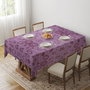 Hermia Mantel 140 x 180 cm, Blanco, Algodón y Poliéster, Resistente a Manchas y Arrugas