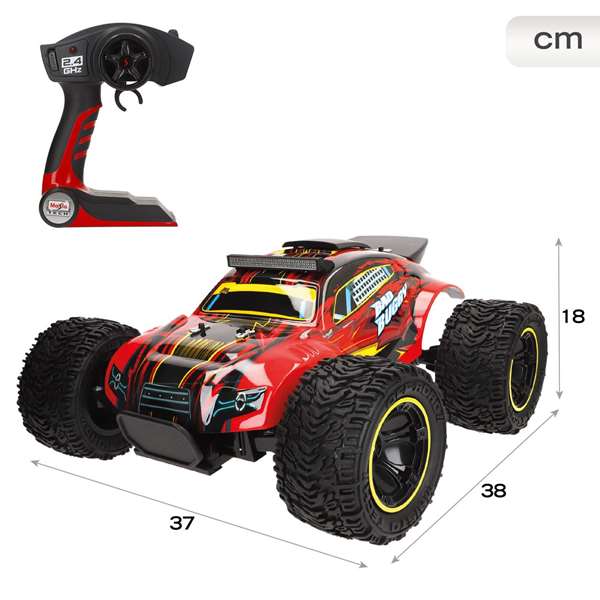 Color Baby Coche Radio Control 6 Funciones Bad Buggy 2.4 Ghz con Cargador USB