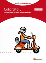 SANTILLANA, Caligrafía, Educación Primaria (cuadrícula). Cuaderno 8 - SANTILLANA