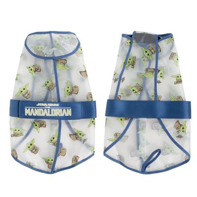 Impermeable Ajustable Para Perro The Mandalorian Verde XS Impermeable Ajustable Para Perro The Mandalorian Verde XS
