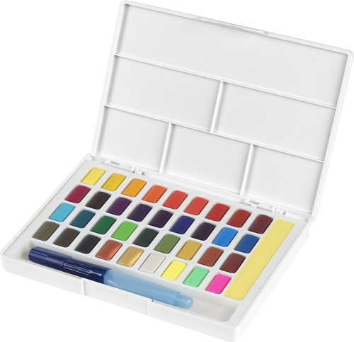 Faber Castell Acuarelas Creative Studio Estuche de 36 Colores Surtidos Faber Castell Acuarelas Creative Studio Estuche de 36 Colores Surtidos