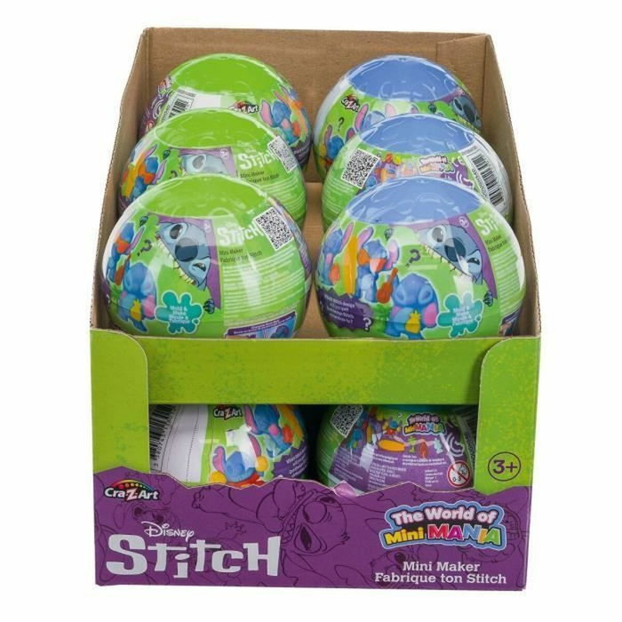 Crazart LEXIBOOK - Mini mania Stitch bola, figuras para modelar