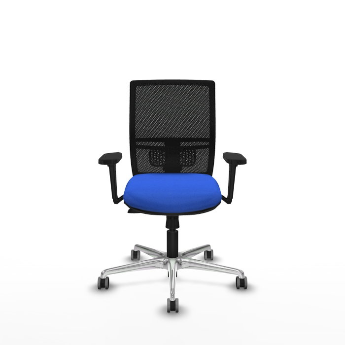 PIQUERAS Y CRESPO Silla de oficina Yunquera con mecanismo Sincro/Traslack, Azul y Negro PIQUERAS Y CRESPO Silla de oficina Yunquera con mecanismo Sincro/Traslack, Azul y Negro