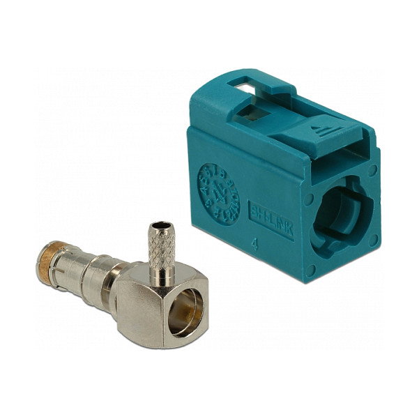 DeLOCK 89723 Conector coaxial FAKRA Z de 90° DeLOCK 89723 Conector coaxial FAKRA Z de 90°
