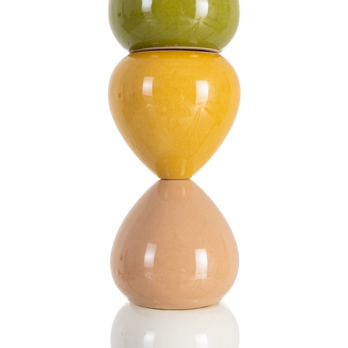 Lámpara Mesa Cerámica Iluminación 22,50 X 22,50 X 84 cm