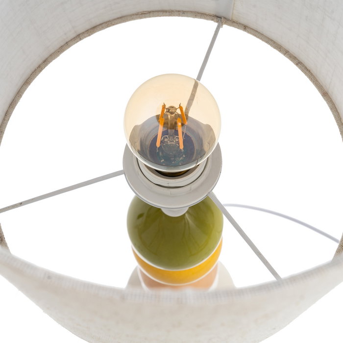 Lámpara Mesa Cerámica Iluminación 22,50 X 22,50 X 84 cm