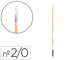 Liderpapel Pincel Óleo Acrílica Punta Plana Cerda Nº 00 Certificado FSC Liderpapel