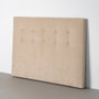 Cabecero Beige Tejido Dormitorio 165 X 8 X 125 cm