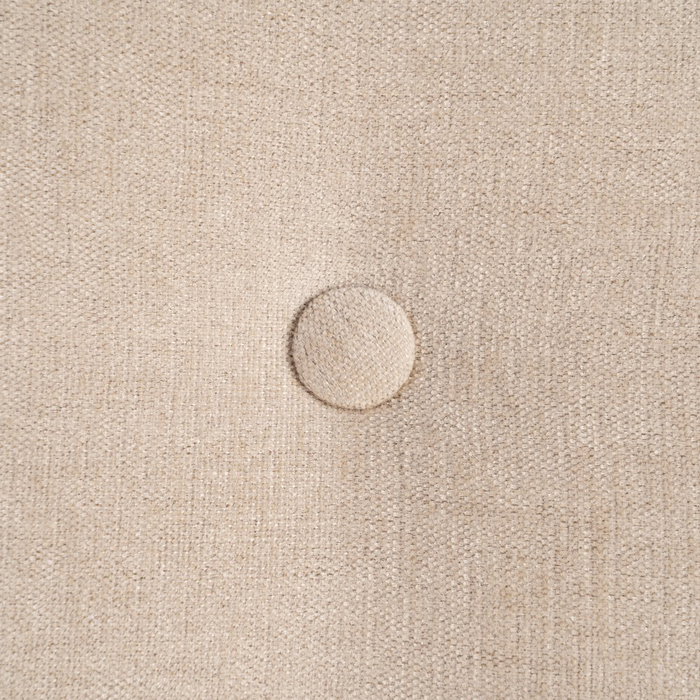 Cabecero Beige Tejido Dormitorio 165 X 8 X 125 cm