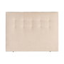 Cabecero Beige Tejido Dormitorio 165 X 8 X 125 cm