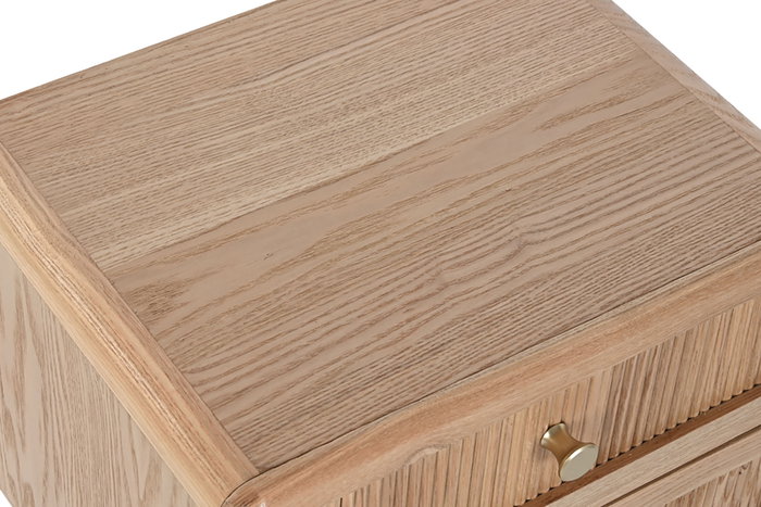 DKD Home Decor Mesita de Noche Haiarts MD Pino y MDF Natural DKD Home Decor Mesita de Noche Haiarts MD Pino y MDF Natural