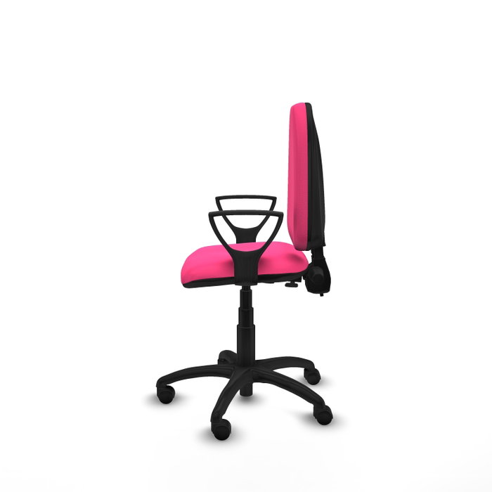 PIQUERAS Y CRESPO Silla de oficina Aýna Rosa con Brazos Fijos