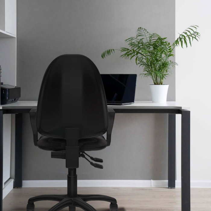PIQUERAS Y CRESPO Silla de oficina Aýna Rosa con Brazos Fijos