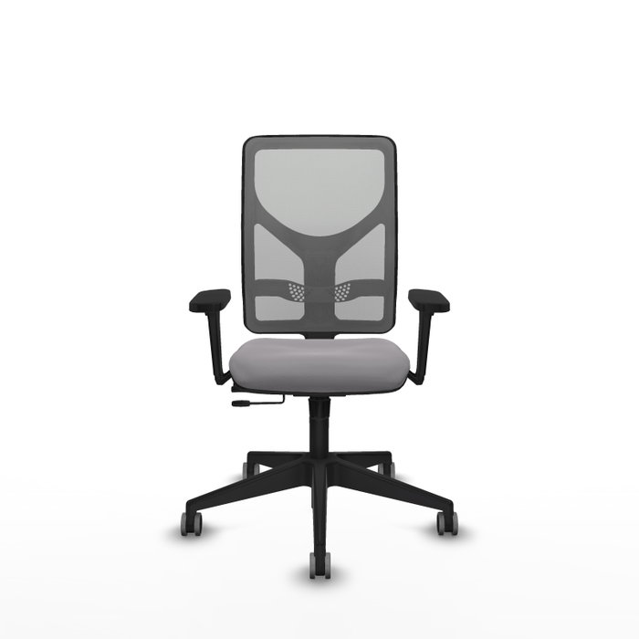 PIQUERAS Y CRESPO Silla de oficina Motilla Gris con Mecanismo Sincro/Traslack