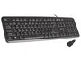 Tracer Maverick Teclado de Oficina Negro con Adaptador PS2