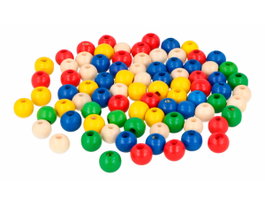 Innspiro Cuentas de Madera Mix Colores 10mm 1000u. aprox.